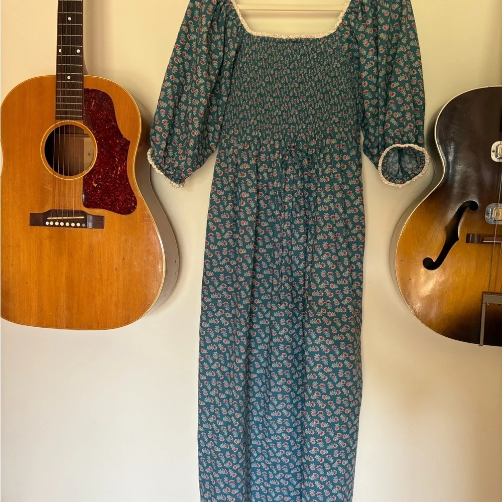SOLDChristy Dawn Katrina dress in thistle blues - Picture 2 of 3